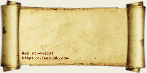 Jovana Tulkić vizit kartica